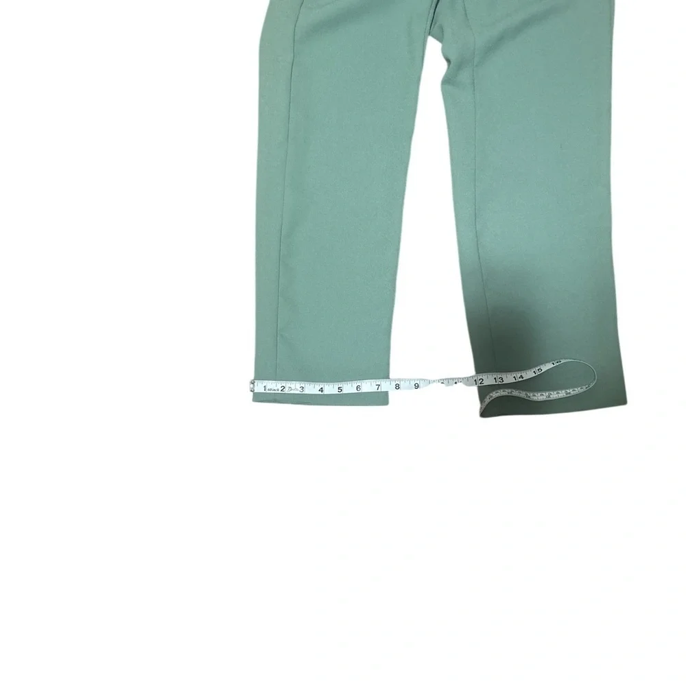 J.Crew Straight Leg Cropped Ankle Pants Size 0 Work Office light seafoam green